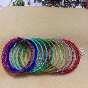 Handmade wire wrap bracelet
